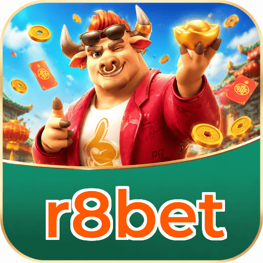 r8bet Logo - Bônus com Rollover Justo